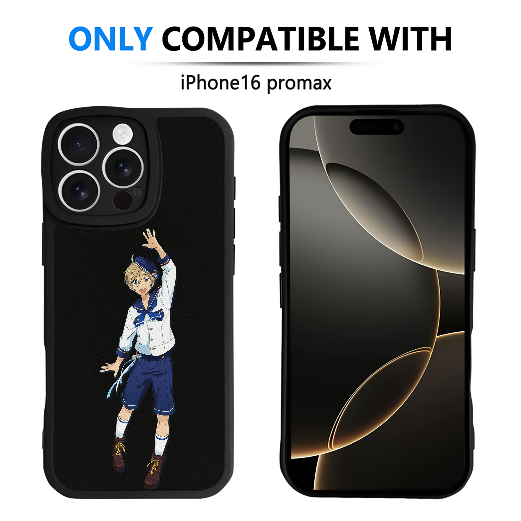 （画像用） あんさんぶるスターズ! Ensemble Stars 【iPhone 16シリーズ対応】シリコンスマホケース（レザー調） 材質：シリコン